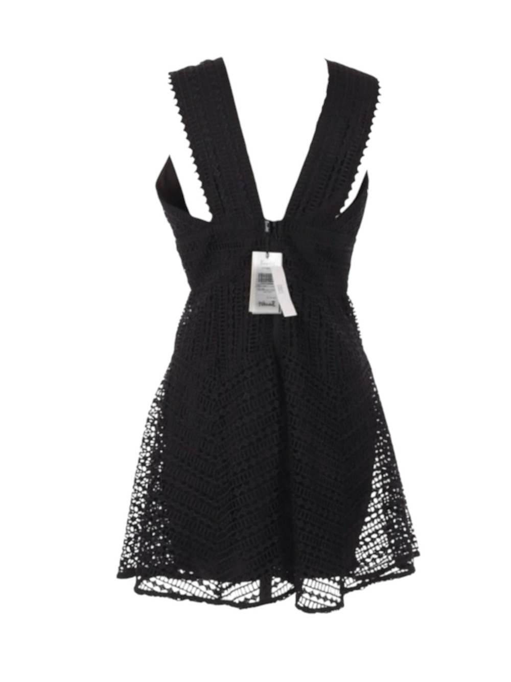 new Bardot ♥︎ Fit & Flare Lace Mini Cocktail Dress ♥︎ Black Tie Red Carpet ♥︎ M - Picture 7 of 16